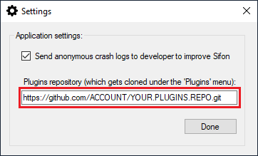 Custom plugin repository