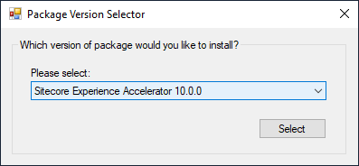 PackageVersionSelector